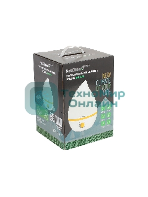 Увлажнитель воздуха Neoclima NHL-200L белый Обсл.площадь 20кв.м. Антибактериальное покрытие, Расход воды 250 гр/час, Объем 2л