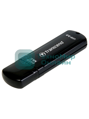 Флешка USB Transcend JetFlash 750 (TS64GJF750K), 64Gb, USB 3.0, R/W 130/40, черный