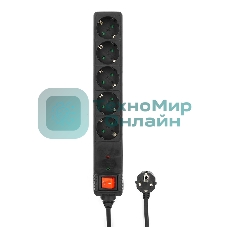 Сетевой фильтр Energenie Сетевой фильтр SPG5-C-10 3m. 16А. черный