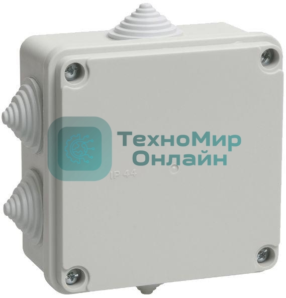 Коробка распаячная ОП 100х100х50 IP55 KM41234 IEK UKO11-100-100-050-K41-55