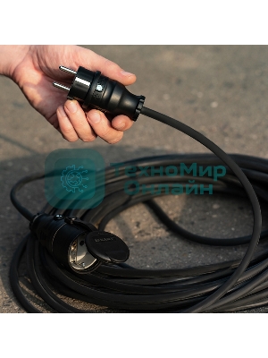 Удлинитель-шнур Rexant КГ 3х1.5, 20 м, морозостойкий, с/з, 16 А, 3500 Вт, IP44 (Сделано в России)