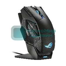Мышь беспроводная/проводная ASUS ROG Spatha X черный, 19000 dpi, радиоканал, USB, кнопки - 12