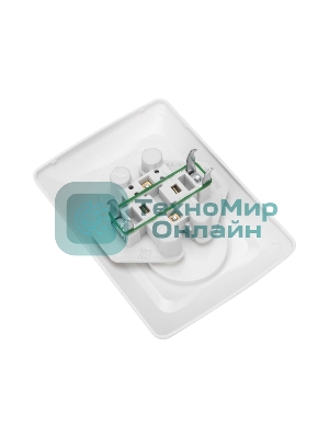 Розетка Kranz 2-ая DEA б/з с/у 10А белый (1/10/120)