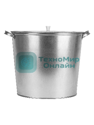 Бак для воды Россия оцинкованный с крышкой 32л,без крана67549