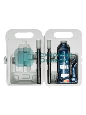 Домкрат гидравлический бутылочный Stels 4 т, h подъема 188–363 мм, в пласт. кейсе