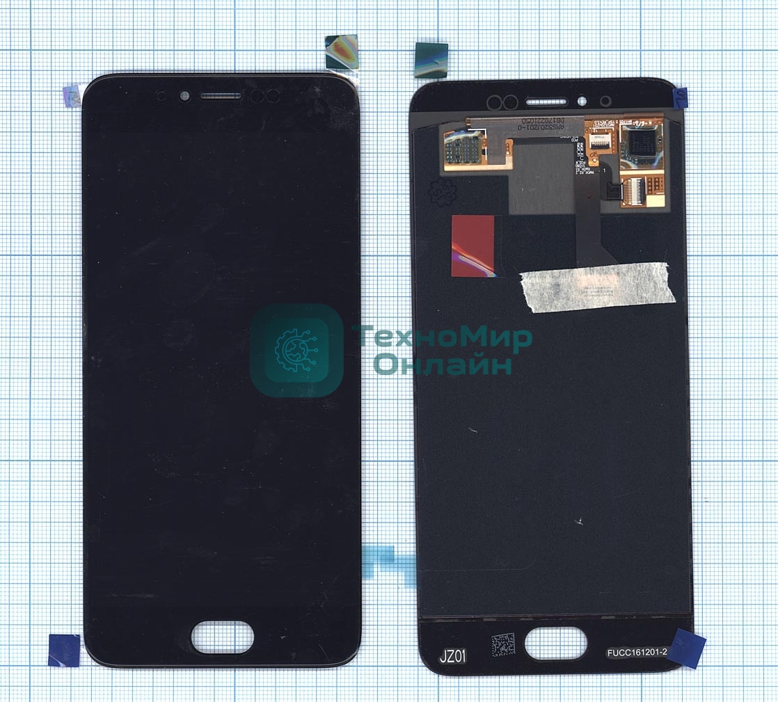 Дисплей для Meizu Pro 6 черный