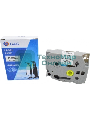 Картридж ленточный G&G GG-TZE241 черный на белом 18x8 для Brother 1230/1280/1280VP/2700VP