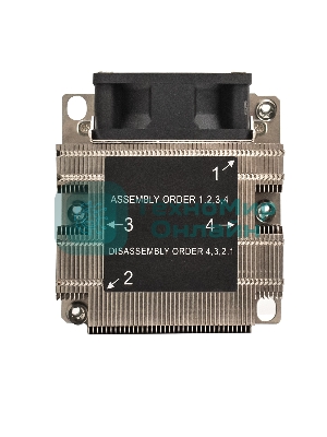 Кулер+направляющая планка ExeGate ESNK-P0068AP4.PWM.2U.3647.Cu + BKT-0126 (Al+Cu, 2U, 4 тепл. трубки, LGA3647, Square, TDP 205W, PWM, 2100-6800RPM, 2 ball bearing, 4pin, 52db, 430г, на винтах, с термопастой, в комплекте с направляющей планкой (back plate BKT-0126), RTL)