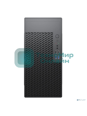 Компьютерный корпус с блоком питания Foxline 450Вт./Case Forza mATX, 450W, 2xUSB 2.0+2xUSB 3.0, Black, w/o FAN, 8 см fan PSU, power cord