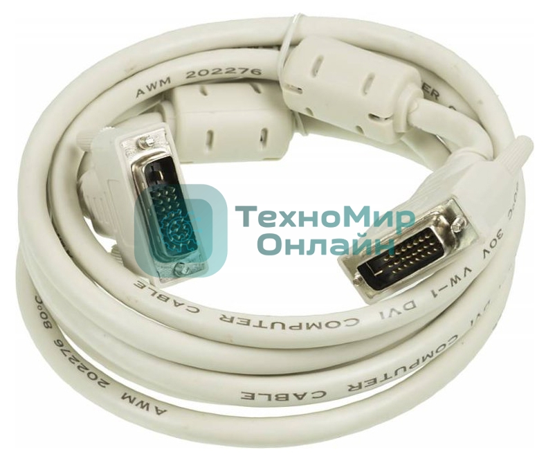 Кабель Ningbo DVI-D/DVI-D 3m Dual Link