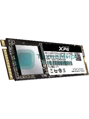 Накопитель SSD XPG SX8200 Pro, 512 Gb, PCIe 3.0 x4, M.2 2280, NVMe, R/W 3350/2350, с радиатором
