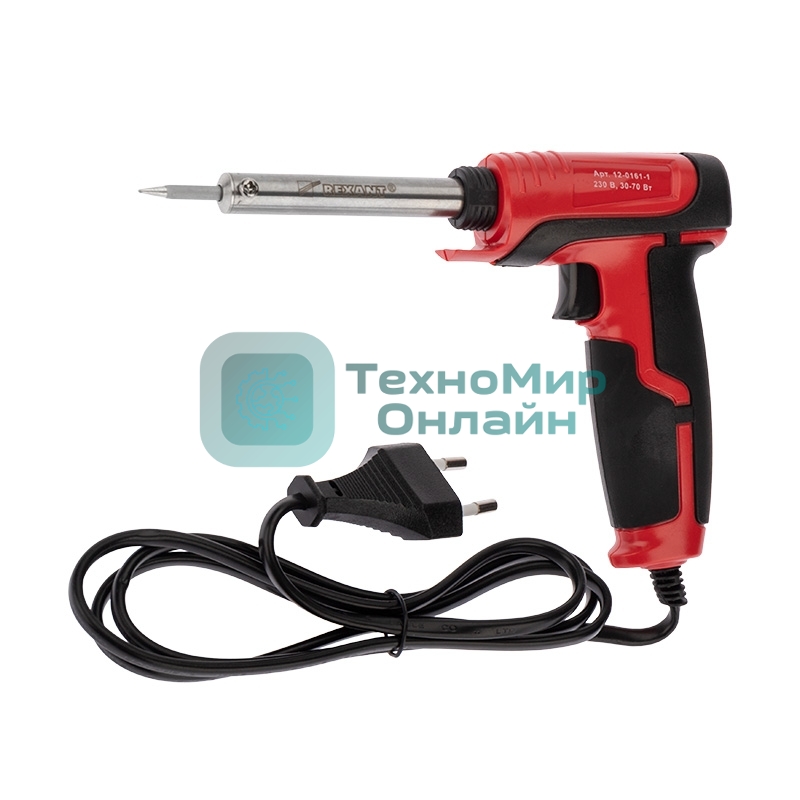 Паяльник импульсный Rexant с керам. нагревателем 220В 30-70Вт (ZD-722B)