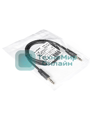 Кабель аудио Exegate EX284941RUS EX-CCA-404-0.5 (3.5mm Jack M/3.5mm Jack M, 0,5м, позолоченные контакты)