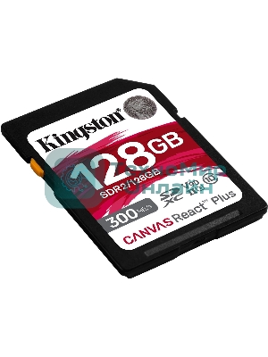 Флеш карта Kingston 128Gb Canvas React Plus SDXC UHS-II 300R/260W U3 V90