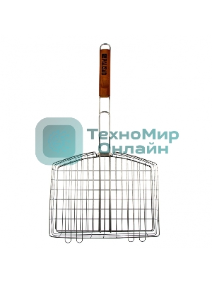 Решетка гриль Camping Palisad 305х235х55 мм объемная хромир.