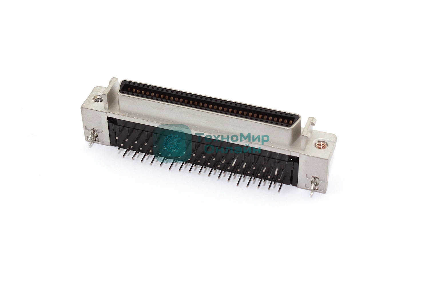Разъем SCSI тип HPCN 68 пин для монтажа на плату, сквозная пайка