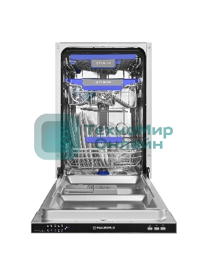 Встраиваемая посудомоечная машина Maunfeld MLP-083I, черный, 44.8 см, 10 компл., 49 дБ, класс A++
