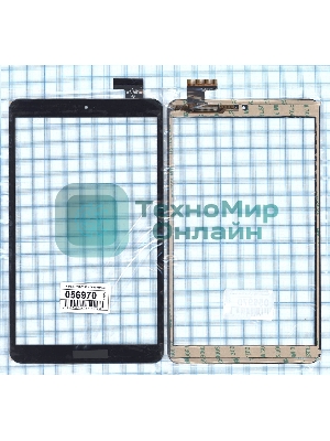 Сенсорное стекло (тачскрин) FPC-FC90J076-02, черное