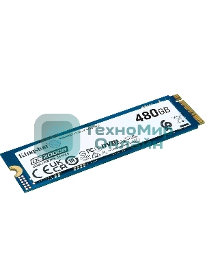 Накопитель SSD Kingston DC2000B, 480Gb, PCIe 4.0 x4, M.2 2280, R/W 7000/800