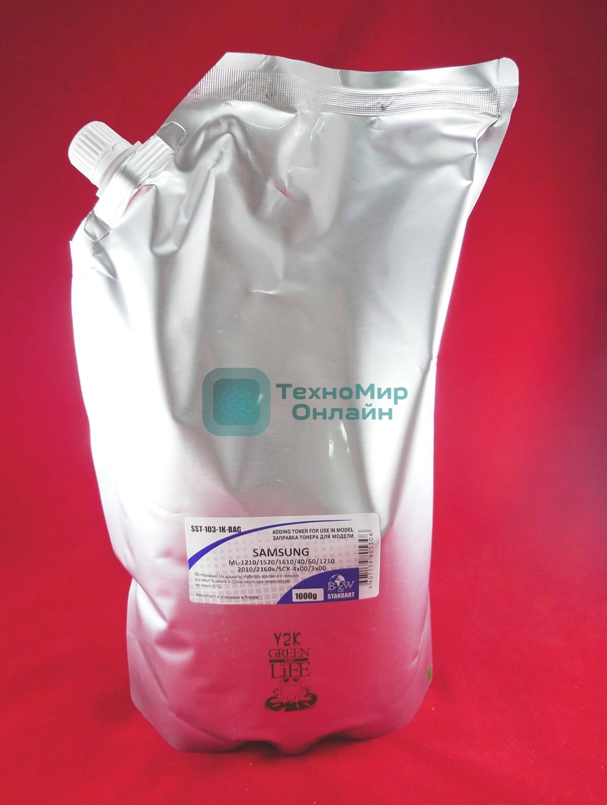 Тонер Samsung Universal (пакет, 1кг) Black&White Standart