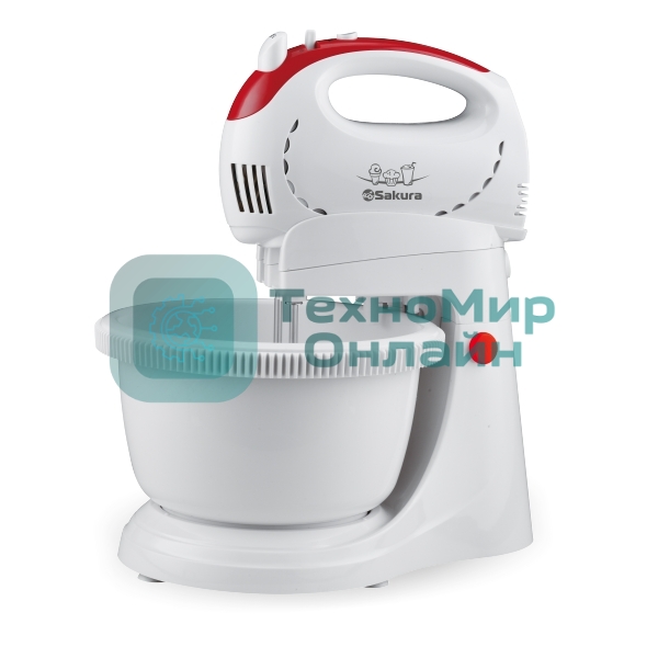 Миксер с чашей Sakura SA-6319CR 400Вт 2,0л