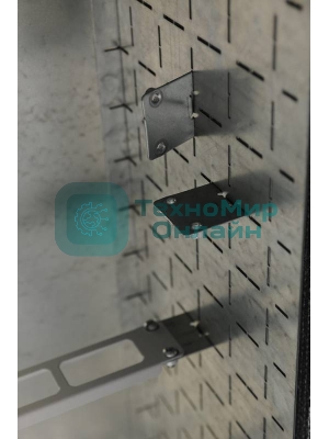 Шкаф настенный ЦМО ШТВ-Н-6.6.3-4ААА 6U 600x330 мм пер. дв. стал. лист несъемные бок. пан. 57 кг серый