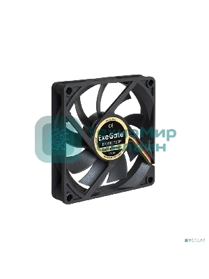 Вентилятор для корпуса ExeGate ExtraPower EP08015S3P черный, 80 мм, 2500 об/мин, 25.5 дБ, 3 pin