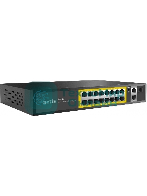 Коммутатор Netis 16PORT 10/100M 16POE+2XGE+SFP P116GH
