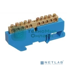 Шина нулевая на DIN-изол. ШНИ 8х12-12-Д-С IEK YNN10-812-12D-K07