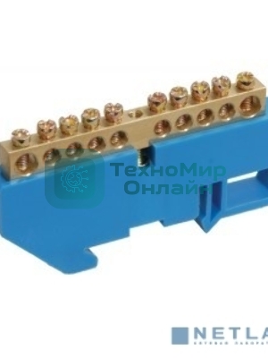 Шина нулевая на DIN-изол. ШНИ 8х12-12-Д-С IEK YNN10-812-12D-K07