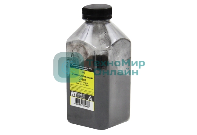 Тонер OKI Универсальный С3100 (Hi-Black) Bk, 160 г, банка