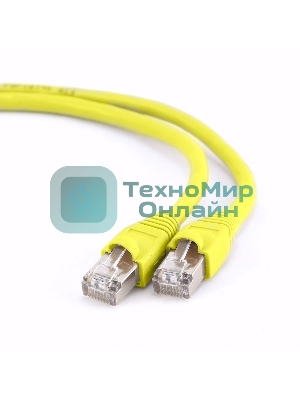 Патч-корд FTP Cablexpert cat.6, 5м, литой, многожильный, желтый