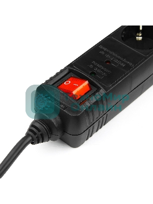 Сетевой фильтр Energenie Сетевой фильтр SPG5-C-15 4.5m 16А. черный. 