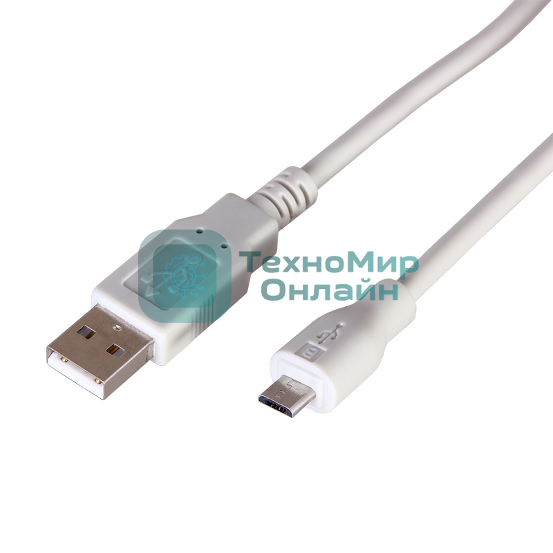 Кабель USB Rexant (шт. micro USB - шт. USB A) 3 метра, серый