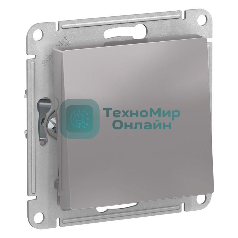 Механизм переключателя 1-кл. ATLAS DESIGN (сх.6) 10АХ алюм. SchE ATN000361