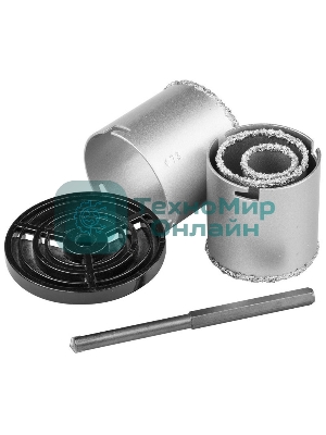 Набор коронок KRAFTOOL 3340_z01кольцевые с напылением из карбида вольфрама 4шт 33-53-67-73мм