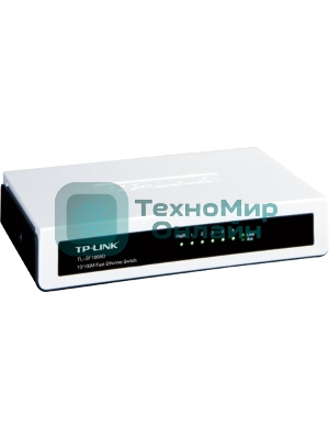 Коммутатор TP-Link SOHO TL-SF1005D Коммутатор 5-port 10/100M mini Desktop Switch, 5 10/100M RJ45 ports, Plastic case
