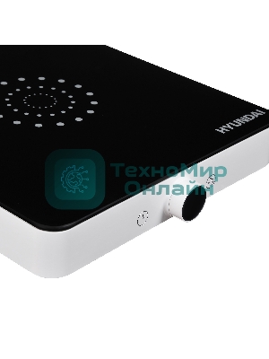 Плита настольная электрическая Hyundai HYC-0105 белый стеклокерамика