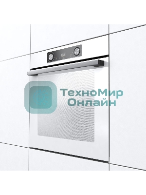 Встраиваемая электрическая духовка 60 см Gorenje Полезный объем: 77 л, Сенсорный программатор IconLED, Плавное открывание и закрывание дверцы, Решетка, Частично выдвижные телескопические направляющие на 1-м уровне, Дверца CompactDoor: 2 стекла + 1 термослой, Механический замок дверцы, Габаритные размеры (вхшхг): 59,5 59,5 56,4 см, Вес (брутто/нетто): 31/29 кг