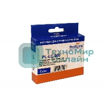 Картридж струйный ProfiLine PL-LC900C для принтеров Brother DCP110C/DCP-115C/DCP-120C/115c/120c820cw/640cw Cyan водн