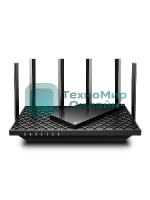 Роутер TP-Link Archer AX73 AX5400 Dual Band Wireless Gigabit Router, 1.5 GHz Tri-Core CPU, 1 GE WAN + 4 GE LAN ports, 1× USB 3.0 Port, support 1024-QAM, OFDMA, MU-MIMO, Airtime Fairness, Beamforming, 160MHz Channel Width, come with HomeShieldTM, support Russia PPTP/L2TP/PPPoE