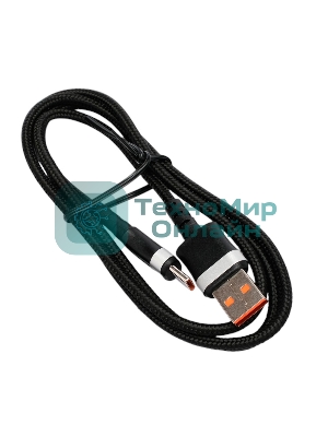 Кабель USB2.0 Cablexpert CCP-USB2-AMCM-66W-1M, AM/Type-C, 6A, 66Вт, QC3.0, медь, 1м, черный, пакет