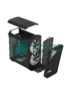 Компьютерный корпус Fractal Design Torrent Compact RGb черный TG Light Tint/FD-C-TOR1C-02