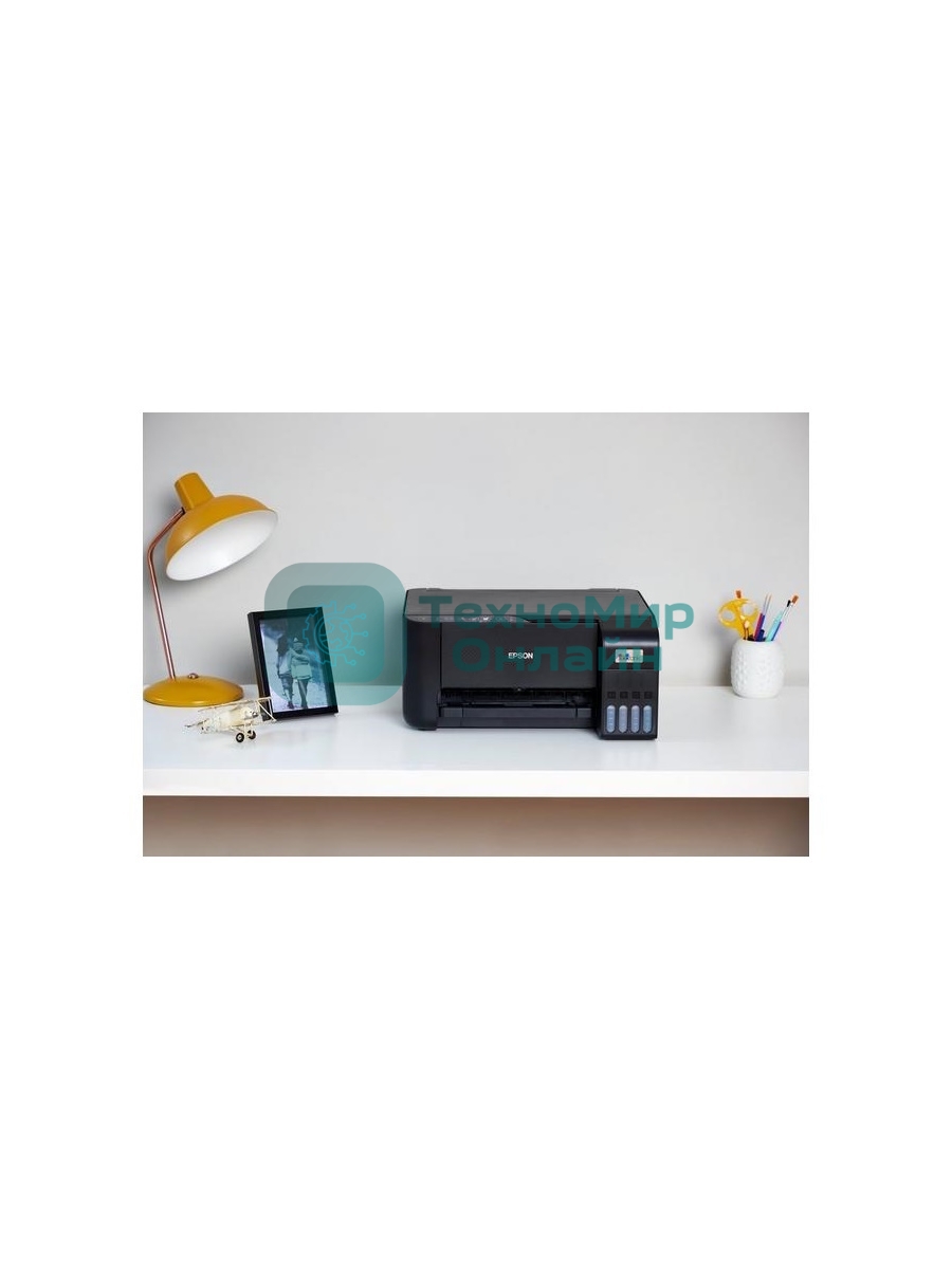 МФУ струйное Epson EcoTank L3252/А4/цветная печать/до 5-10 стр. в мин./лоток подачи 100 л./черный (C11CJ67423) (L3252)