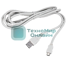 Кабель USB Rexant (шт. micro USB - шт. USB A) 3 метра, серый