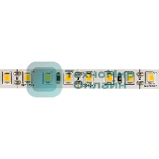 Лента светодиодная 12 В, 8 мм, IP23, SMD 2835, 120 LED/m, 12 V, цвет свечения теплый белый (3000 K)
