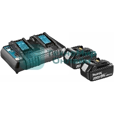 Аккумулятор+з\у Makita 191L75-3DC18RD-1шт+BL1850B-2шт,18В,5.0А·ч,Li-ion,кор