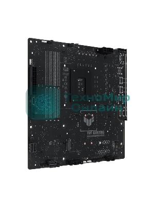 Материнская плата ASUS TUF GAMING B760M-BTF WIFI D4, LGA 1700, Intel B760, 4xDDR4, 4xSATA, 3xM.2, 1xPCIe 5.0 x16, 1xPCIe 4.0 x4, 1xPCIe x1, 1xUSB-A 3.2 Gen 2, 2xUSB-A 3.2 Gen 1, 4xUSB 2.0, 1xUSB-C 3.2 Gen 1, 1xUSB-C 3.2 Gen 2, 1x2.5Gb LAN, 3x3.5 мм, 7.1, 2.5Gb LAN, Wi-Fi 6, Bluetooth 5.2, mATX