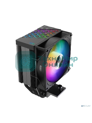 Кулер PCCooler R400 ARGb черный 92мм алюминий+медь 2200r m 30db 4-pin 180W 133мм