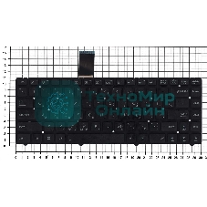 Клавиатура для ноутбука Asus K45A K45DE K45V K45V черная без рамки